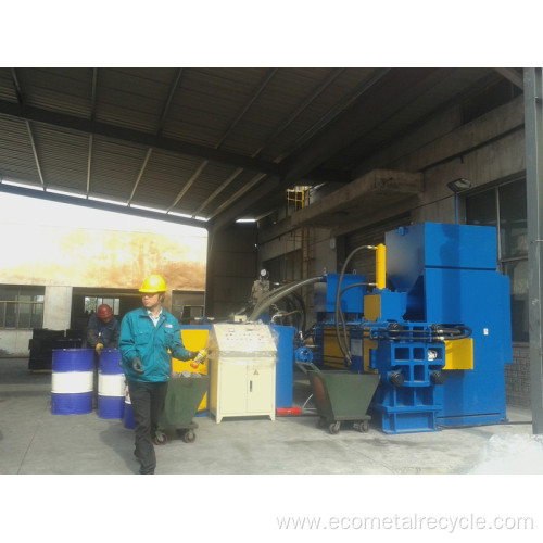 Horizontal Automatic Steel Metal Removal Briquetting Press